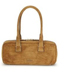STAUD - Dude Suede Shoulder Bag - Lyst