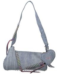 Desigual - Azzurro Cotton Shoulder Bag - Lyst