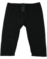 Dolce & Gabbana - Black Logo Lace Lingerie Cropped Tight Underwear - Lyst