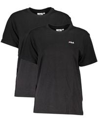 Fila - Cotton T-Shirt - Lyst