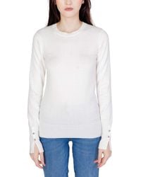 Guess - White Cotton Sweatshirt - Lyst