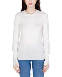 Guess - White Cotton Tops & T - Lyst