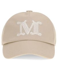 Max Mara - Beige Cotton Cap (baseball Hat) - Lyst