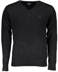 Gianmarco Venturi - Black Viscose Men's Sweater - Lyst