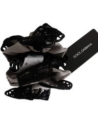 Dolce & Gabbana - Silk Black Lace Hair Claw - Lyst