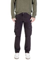 Lyle & Scott - Black Cotton Cargo Pants - Lyst