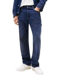 Tommy Hilfiger - Blue Recycled Cotton Relaxed Fit Jeans - Lyst