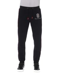 Trussardi - Black Cotton Men Sports Pants - Lyst