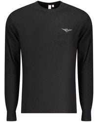 Accademia Militare - Black Cotton Men's Sweater - Lyst