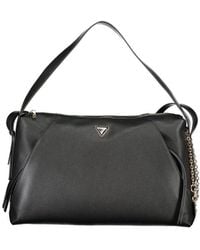 Guess - Black Polyurethane 's Bag - Lyst