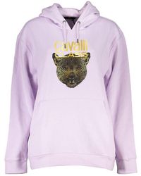Roberto Cavalli - "viola Polyester Sweatshirt" - Lyst