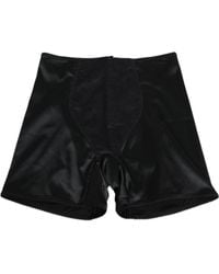 Dolce & Gabbana - Black Silk Stretch Slip Cycling Underwear - Lyst
