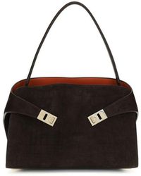 Ferragamo - Brown Calf Leather Bos Taurus Shoulder Bag - Lyst