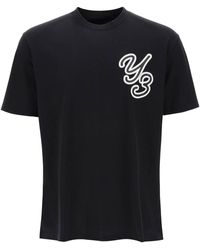 Y-3 - Logo Print T Shirt - Lyst