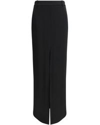 Tom Ford - Black Acetate Long Skirt - Lyst