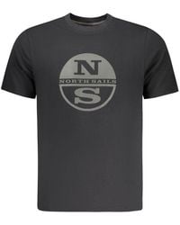 North Sails - Black Cotton Men T - Lyst