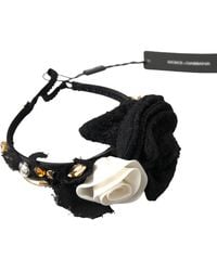 Dolce & Gabbana - Diadem Headband Tiara Rose Crystal Hair - Lyst
