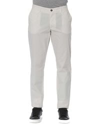 Trussardi - Chic Cotton Blend Trousers - Lyst