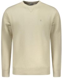 COVERI MOVING - Beige Cotton Men's Sweatshirt - Lyst