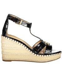 Ralph Lauren - Black Polyester Sandal - Lyst