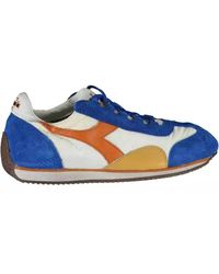 Diadora - Blue Fabric Sneaker - Lyst