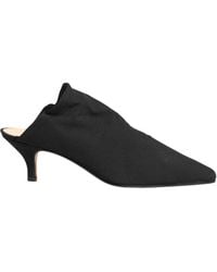 Dolce & Gabbana - Black Suede Heel Mule Shoes - Lyst