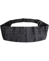 Dolce & Gabbana - Pleated Cummerbund Buckle Closure - Lyst