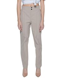 Street One - Beige Polyamide Jeans & Pant - Lyst