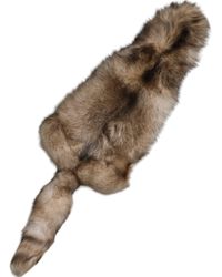 Dolce & Gabbana - Frost Fox Fur Neck Warmer Winter Scarf - Lyst