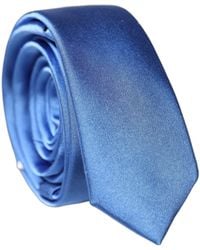 Dolce & Gabbana - Satin Silk Adjustable Tied Necktie Tie - Lyst
