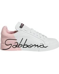 Dolce & Gabbana - Portofino Low Top Sneakers Shoes - Lyst