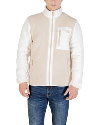 The North Face - Beige Polyester Sweatshirt - Lyst