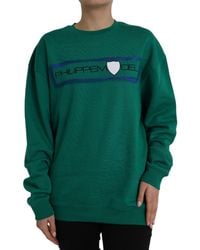 Philippe Model - Cotton Logo Print Long Sleeves Pullover Sweater - Lyst