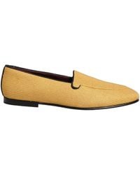 Dolce & Gabbana - Yellow Woven Men Slip On Dress Loafers Shoes - Lyst