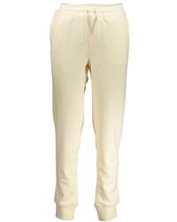 K-Way - Beige Polyester Pant - M - Lyst
