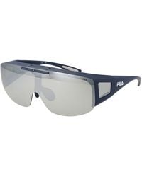 Fila - Blue Plastic Sunglasses - Lyst