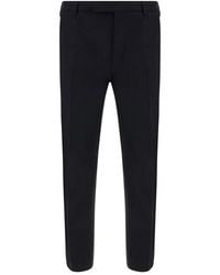PT Torino - Black Elastane Dress Pants - Lyst