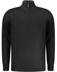 COVERI MOVING - Black Viscose Men's Sweater - Lyst