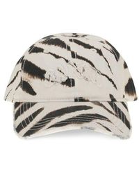 Ganni - Multicolor Cotton Cap (baseball Hat) - Lyst