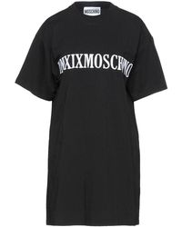 Moschino - Black Cotton Dress - Lyst