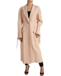 Dolce & Gabbana - Cotton Single Breasted Long Coat Jacket - Lyst
