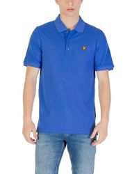 Lyle & Scott - Blue Cotton Polo Shirt - Lyst