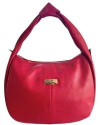 Baldinini - Red Leather Shoulder Bag - Lyst