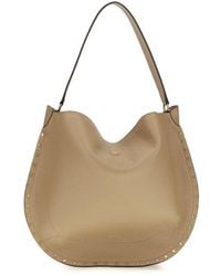 Isabel Marant - Beige Calf Leather Bos Taurus Shoulder Bag - Lyst