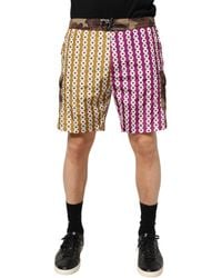 Dolce & Gabbana - Playing Card Camouflage Shorts Swimwear Polyester - Lyst