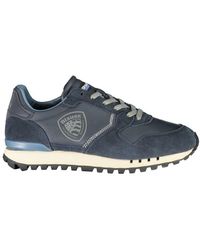 Blauer - Sleek Sports Sneakers With Contrast Lace-Up Detail - Lyst