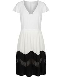 Trussardi - White Polyester Dress - Lyst