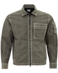 C.P. Company - Green Technical Fabric Overshirt - Lyst