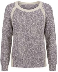 Trussardi - Grey Cotton 's Sweater - Lyst