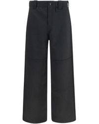 KENZO - Black Wool Oves Aries Chino Pants - Lyst